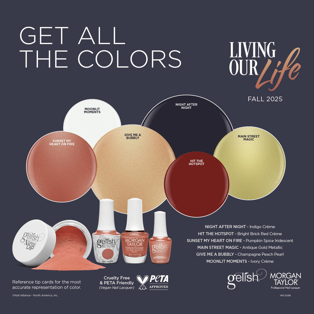 Gelish & Morgan Taylor Living Our Life Collection Duo - Moonlit Moments, 15mL