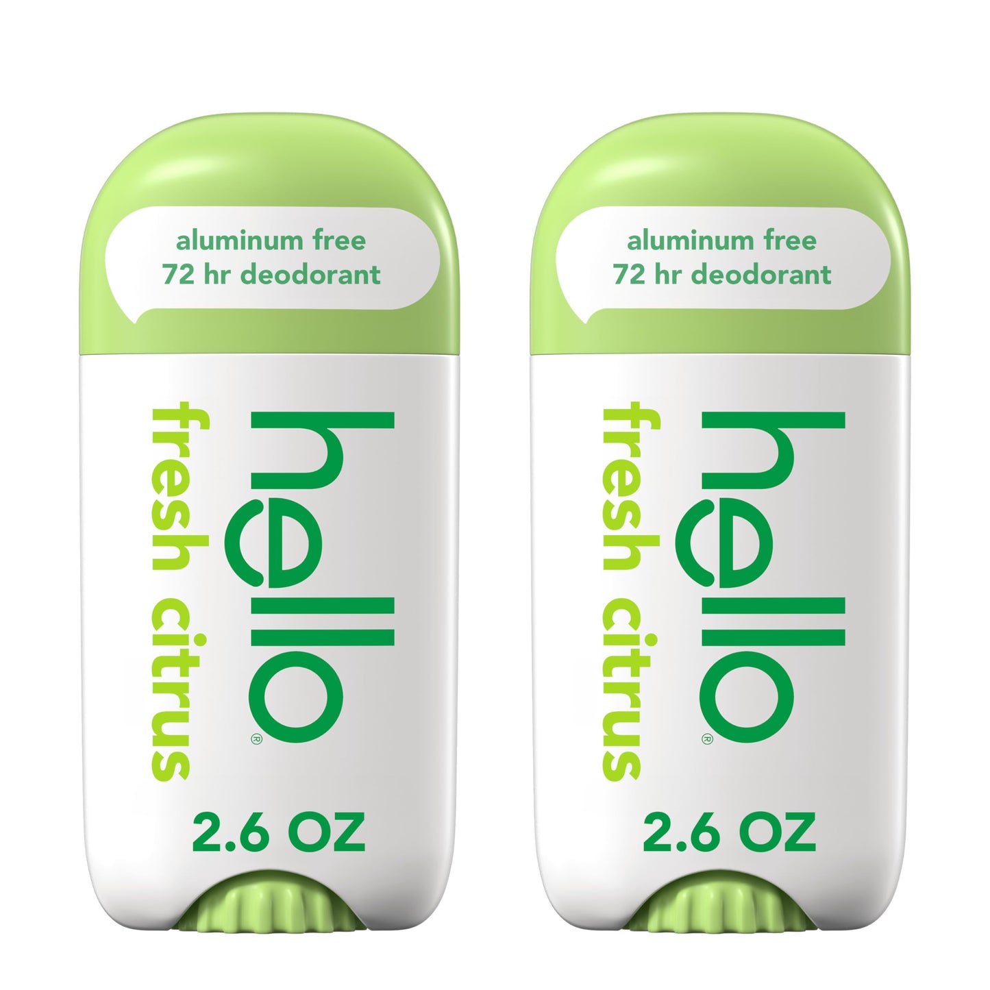 hello Fresh Citrus Aluminum Free Deodorant for Women and Men, 72-Hour Deodorant, Only 9 Ingredients, Baking Soda Free, Enriched with Shea Butter Beauty and Personal Care hello
