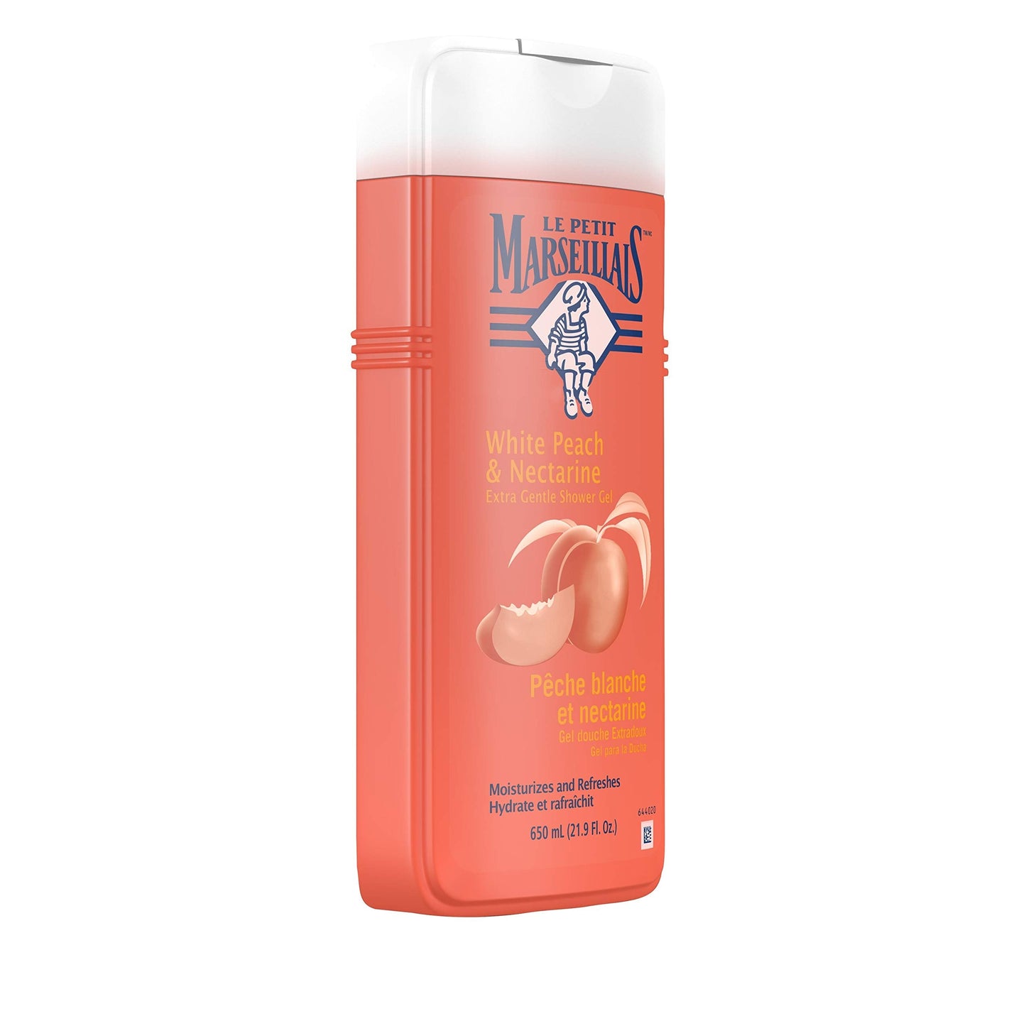 Le Petit Marseillais Extra Gentle Shower Gel with White Peach & Nectarine, Moisturizing & Nourishing French Body Wash pH Neutral for Skin, 21.9 fl. oz Beauty & Personal Care Le Petit Marseillais