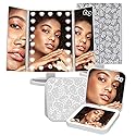 Impressions Vanity Hello Kitty Lighted Makeup Mirrors Bundle, Supercute Trifold and Compact Mirror with LED Lights, Magnification, Touch Screen Beauty & Personal Care IMPRESSIONS VANITY · COMPANY