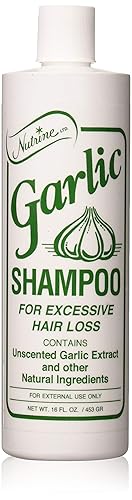 Nutrine Garlic Shampoo 16 oz. Unscented Beauty & Personal Care Nutrine
