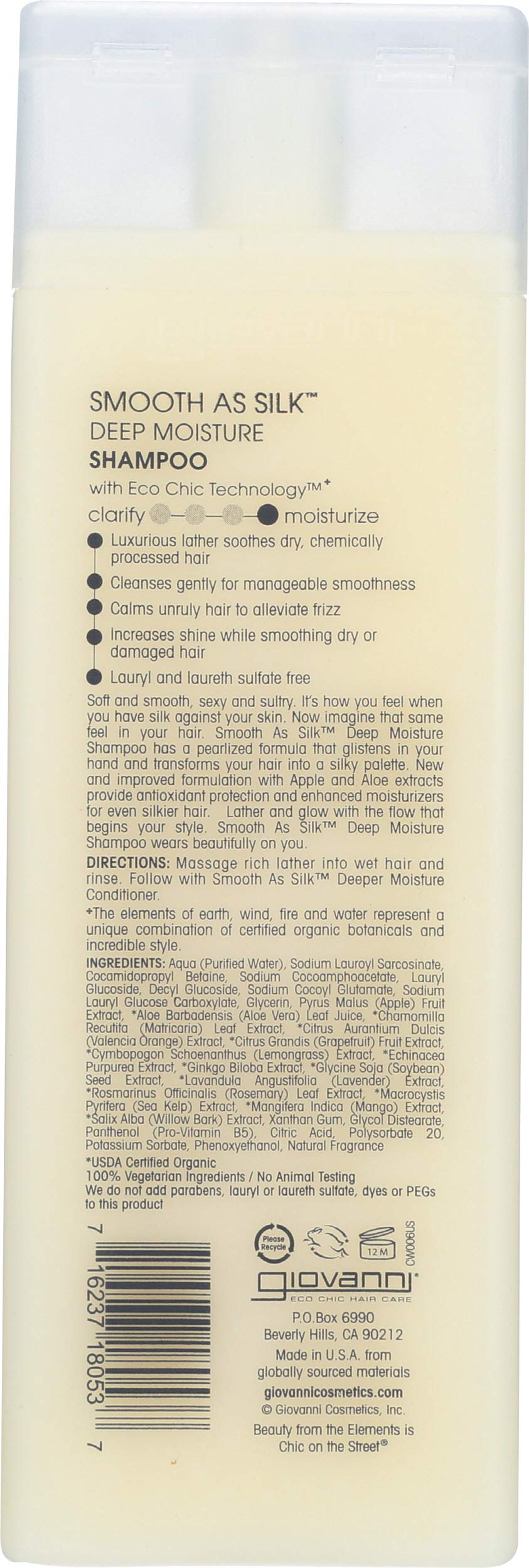 Giovanni Smooth as Silk Deep Moisture Shampoo - 8.5 oz