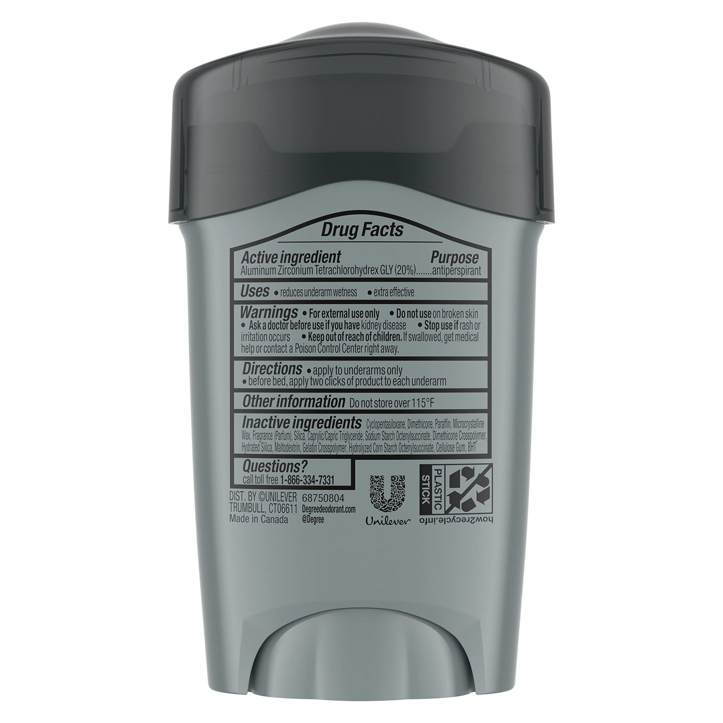 Degree Men Antiperspirant Deodorant Clean 72-Hour Sweat & Odor Protection Prescription-Strength Antiperspirant For Men with MotionSense Technology 1.7 Beauty and Personal Care Degree