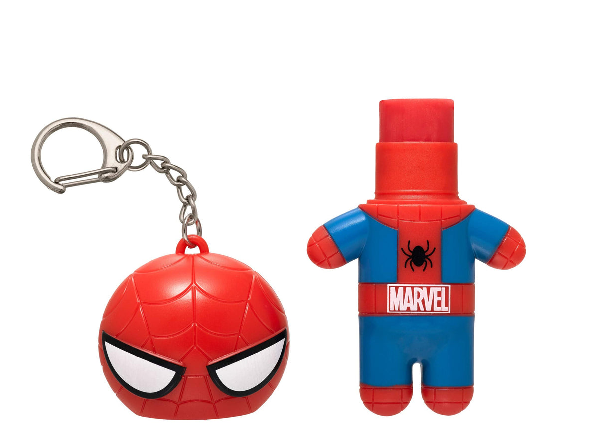 Lip Smacker Marvel Lip Balm Keychain, Clear & Glossy, Fun & Giftable, Cruelty Free - Spiderman Beauty & Personal Care Lip Smacker