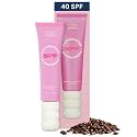 The Skinny Confidential Tinted Sunscreen, SPF 40 - Fragrance Free Face Moisturizer with No White Cast - Non-Greasy & Lightweight Caffeinated Mineral Beauty & Personal Care The Skinny Confidential