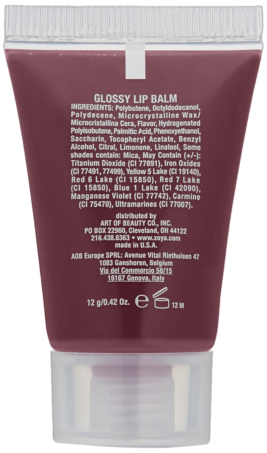 ZOYA Lip Gloss, Visa, 0.42 oz. Beauty & Personal Care ZOYA