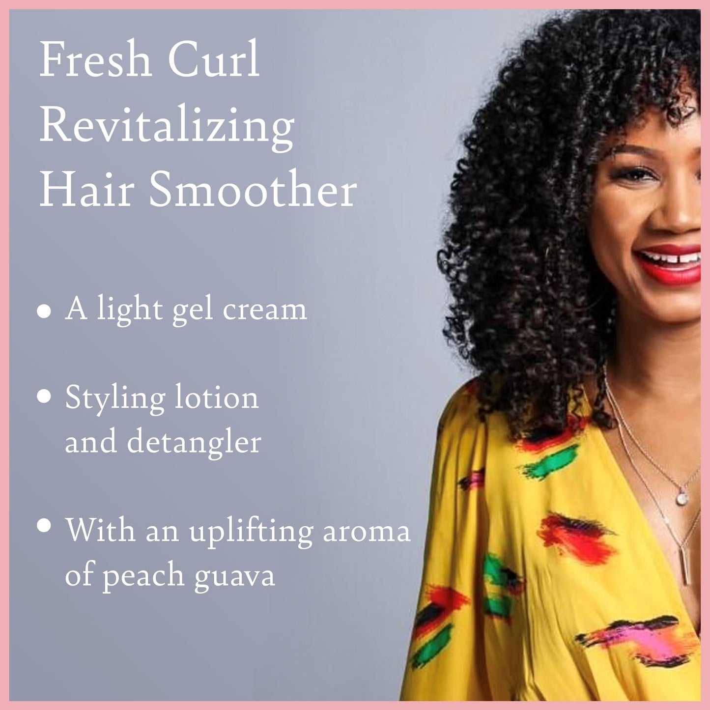 Camille Rose Fresh Curl Hair Styling Lotion & Detangler, with Avocado and Castor Oil, to Moisturize and Promote Hair Growth, for all Hair Types, 8 oz Beauty & Personal Care Camille Rose