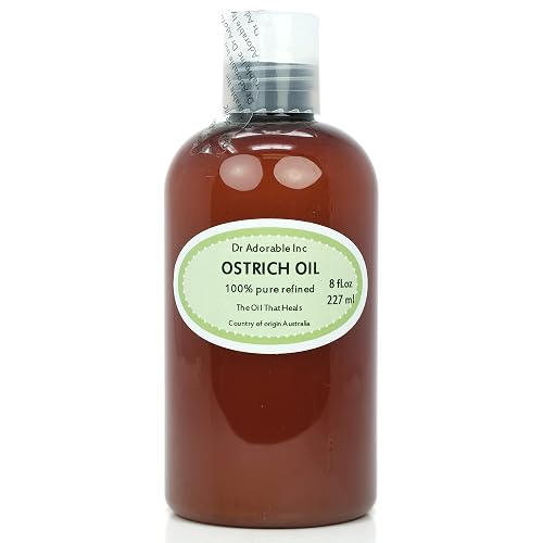 Dr Adorable - 8 oz - Ostrich Oil - 100% Pure Natural Premium Organic Beauty & Personal Care Dr Adorable