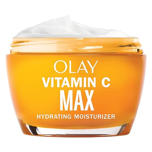 Olay Vitamin C MAX Face Moisturizer, Brightening Cream for Women, Hydrating, Evens Tone, Dark Spot & Hyperpigmentation Reduction, Glowing Skin Care Beauty & Personal Care Olay