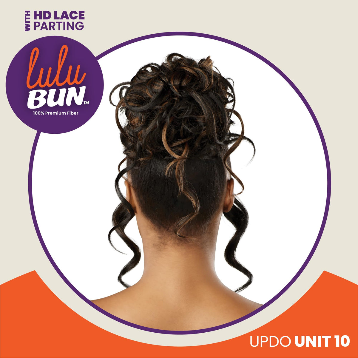 Sensationnel Lulu Bun Updo Hairextensions-Unit 10,2 DARKBROWN