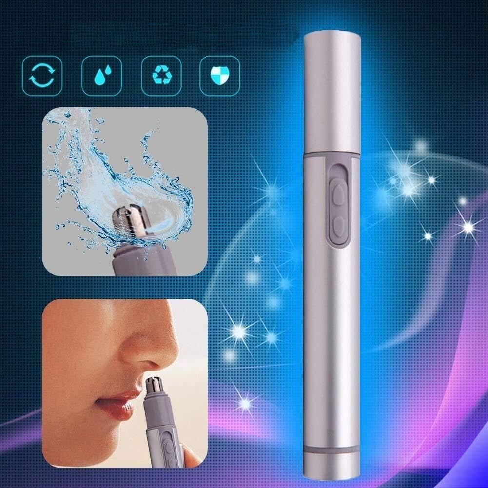 CXAPRDSH Ear, Nose & Brow Trimmer Clipper - Painless Nose Hair Detail Trimmer for Men & Women, Battery Operated Electric Groomer, Easy Cleaning Beauty and Personal Care CXAPRDSH