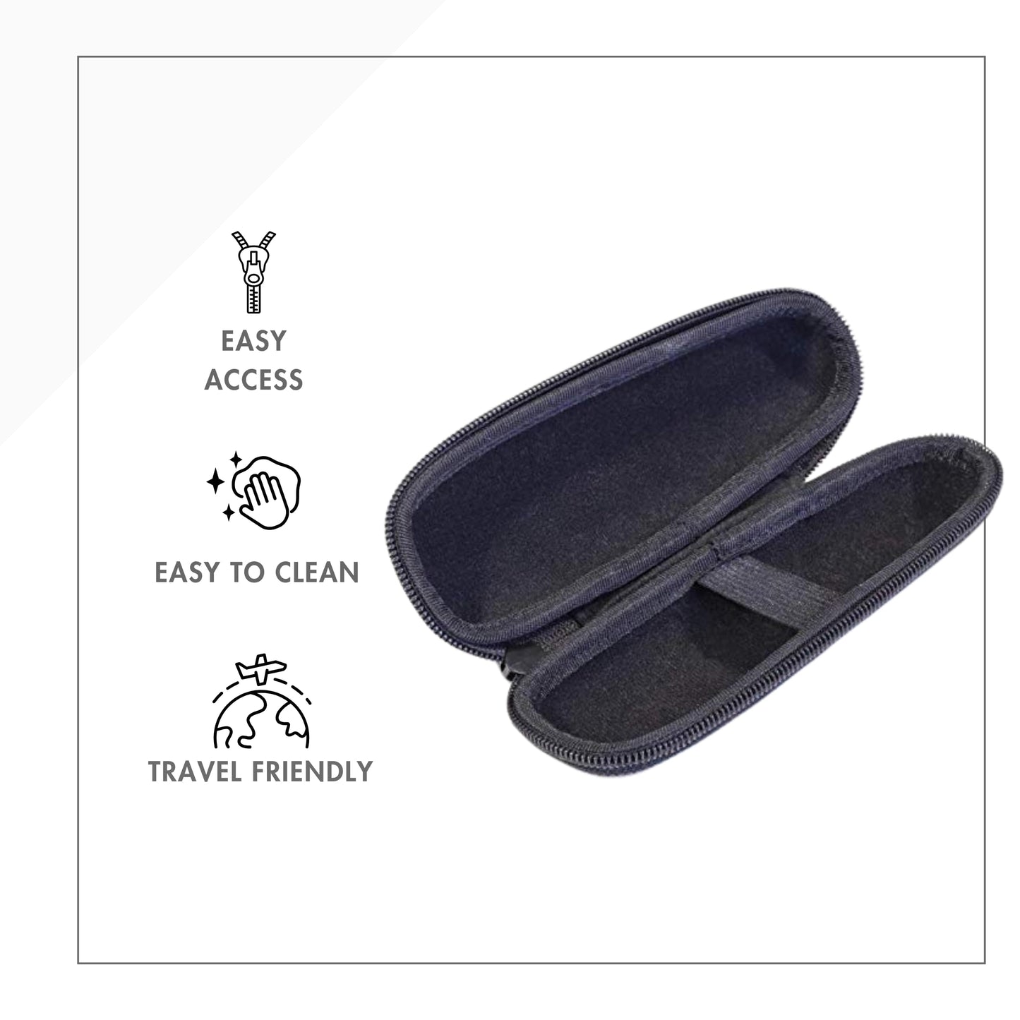 ToiletTree Products Travel Case for The Professional Water Resistant Heavy Duty Steel Nose Trimmer with LED Light. Trimmer Not Included (Case) Beauty and Personal Care ToiletTree Products