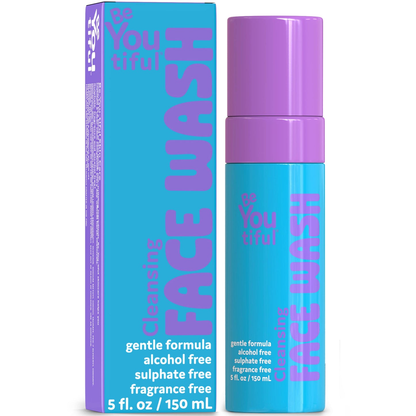 BeYOUtiful Cleansing Face Wash, Preppy Skin Care for Teens, Tweens, and Kids, Gentle and Safe Acne Face Wash, Kids Facial Cleanser for Girls and Boys Beauty & Personal Care BeYoutiful