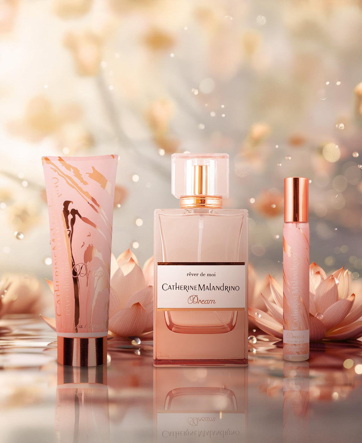 Catherine Malandrino Dream Eau de Parfum Gift Set, 3 piece.