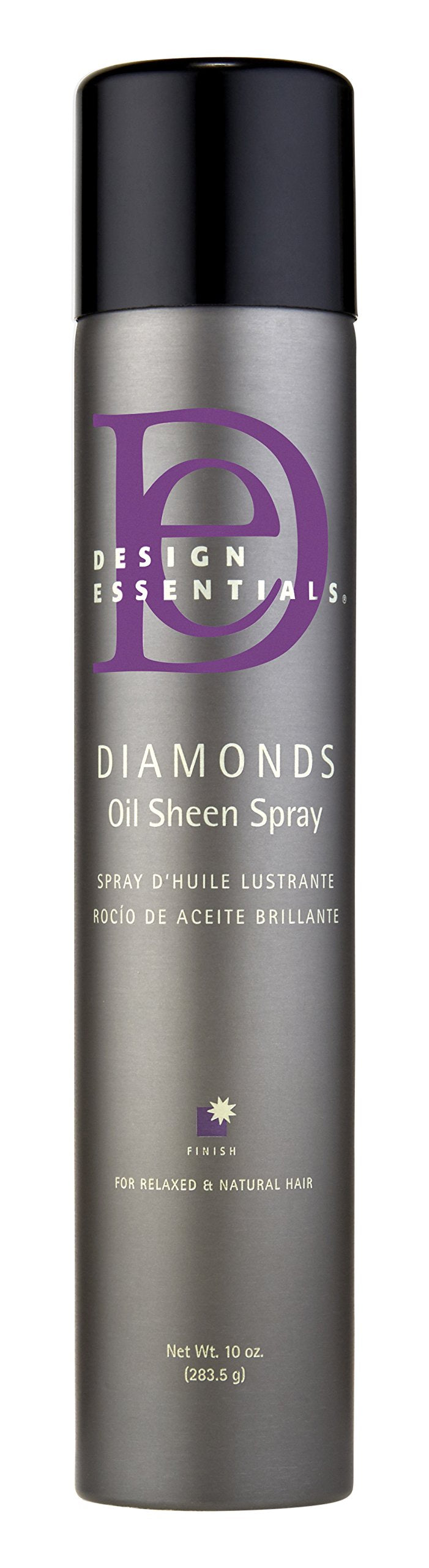 Design Essentials Diamonds Oil Sheen Spray for Relaxed & Natural Hair, Clear, 10 Oz Beauty & Personal Care Design Essentials