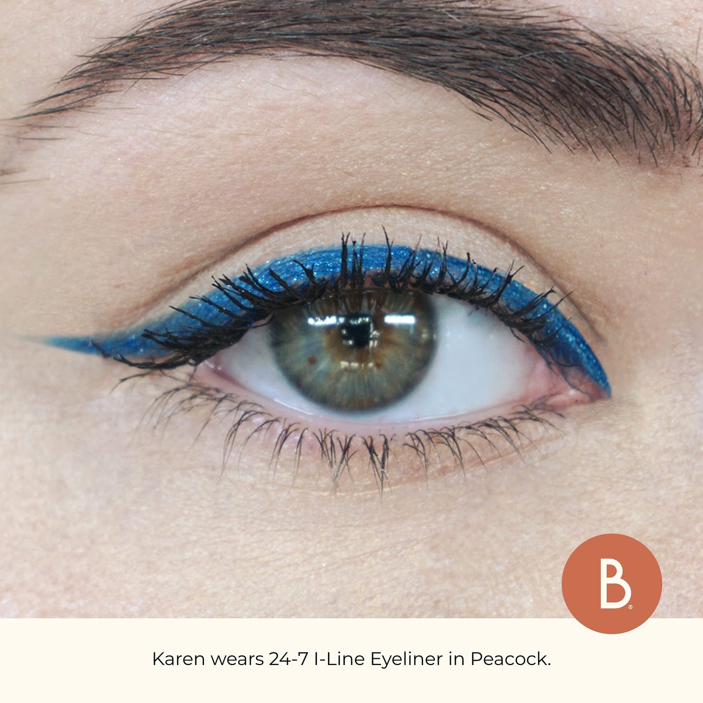 Beauty For Real I-Line 24-7 Eyeliner, Peacock - Rich, Brilliant Blue - Long-Wearing, Waterproof Gel Formula - Safe for Sensitive Eyes & Contact Lens Beauty & Personal Care Beauty For Real
