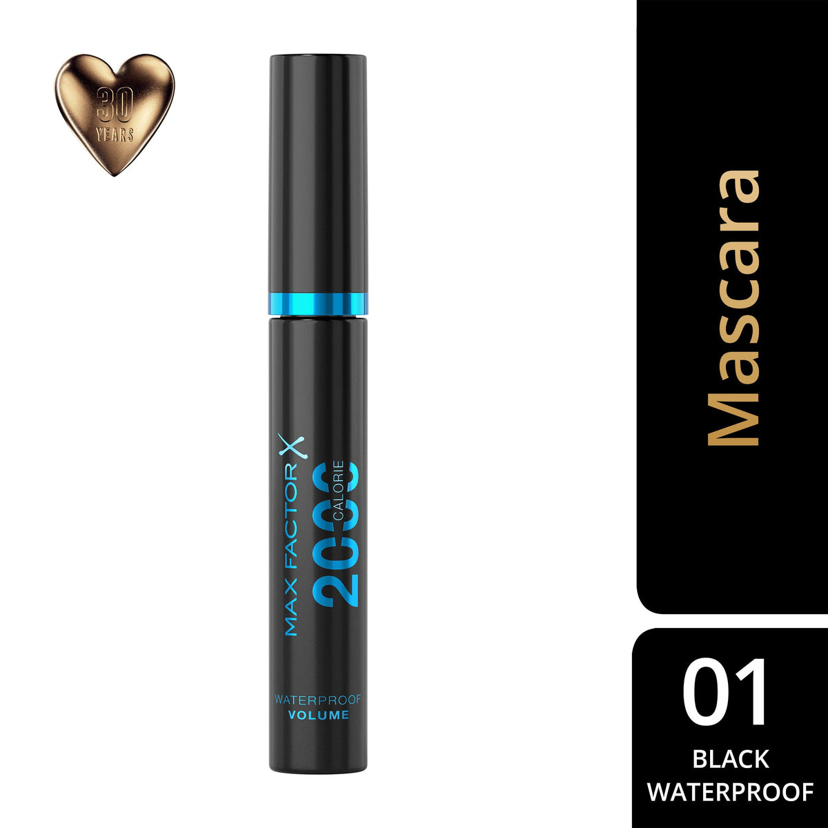 2000 Calorie Mascara Waterproof - Black by Max Factor for Women - 9 ml Mascara Beauty & Personal Care Max Factor