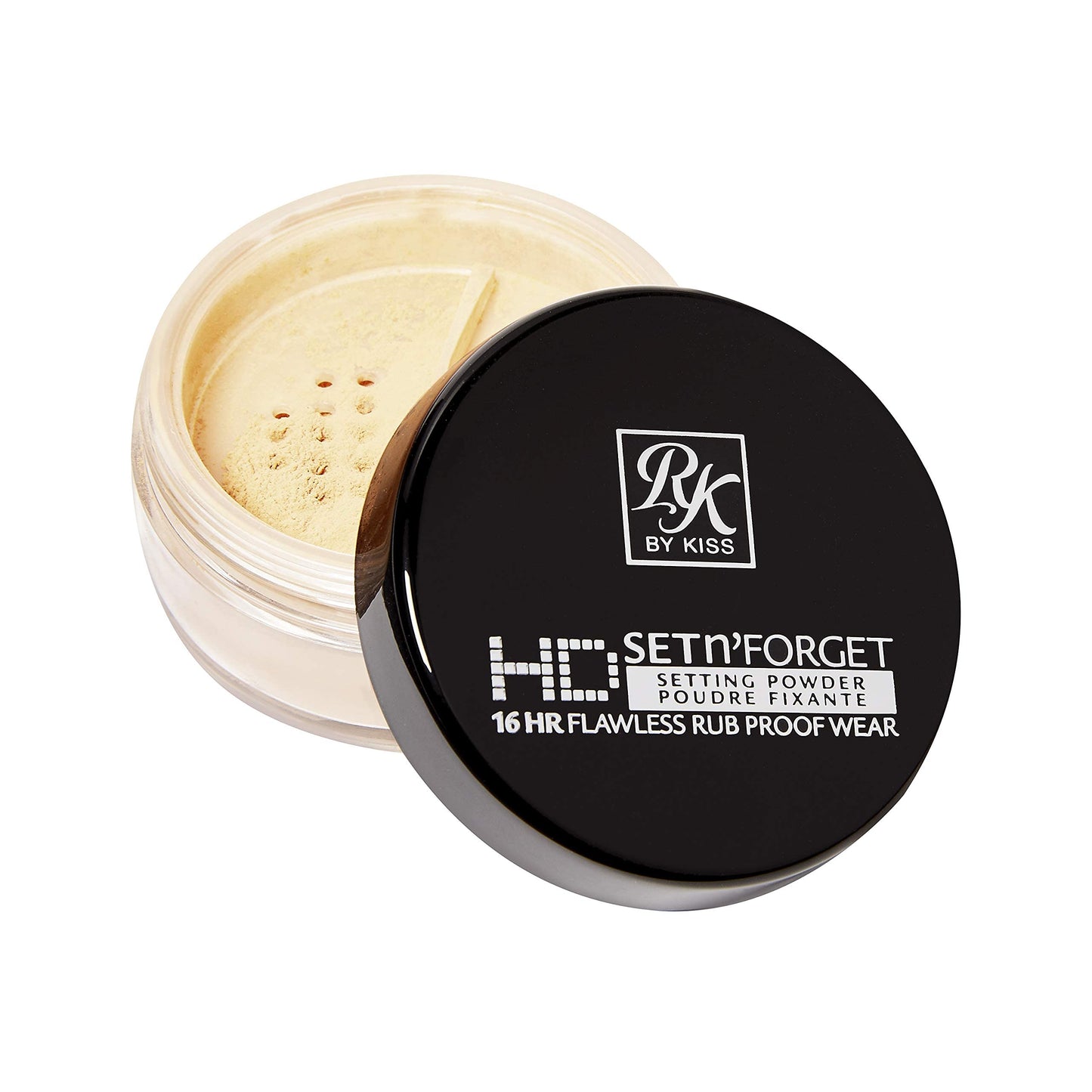 Ruby Kisses Loose Setting Powder 0.4oz, Weightless, Smooths, Mattifying Finish and Shine Control, Pure Silica Mineral Powder (Banana) Beauty & Personal Care Ruby Kisses