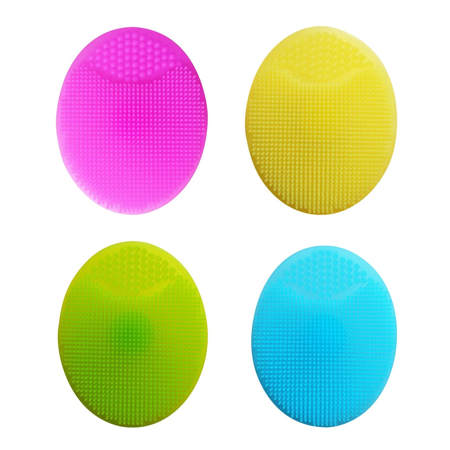 Yuly Silicone Face Scrubbers Exfoliator Brush&Baby Bath Brush& Cleansing Brush&Baby Cap Brush&Silicone Massage Silicone Bath Brush Baby Beauty and Personal Care Yuly