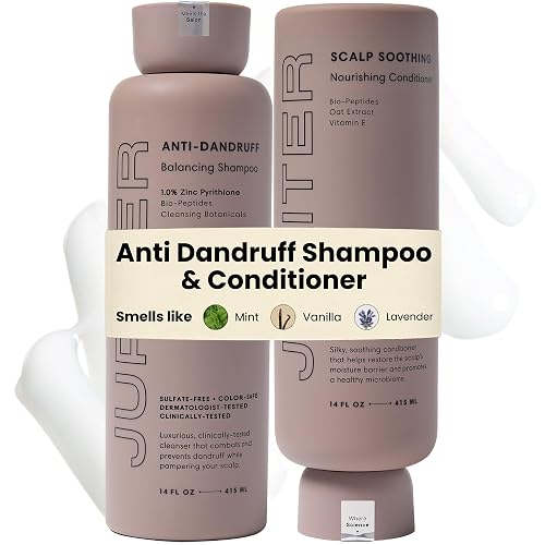 Jupiter Balancing Shampoo & Nourishing Conditioner for Men & Women - Clarifying Cleanse for Oily, Dry & Sensitive Scalp - Hydrates, Softens & Smooths Beauty & Personal Care Jupiter