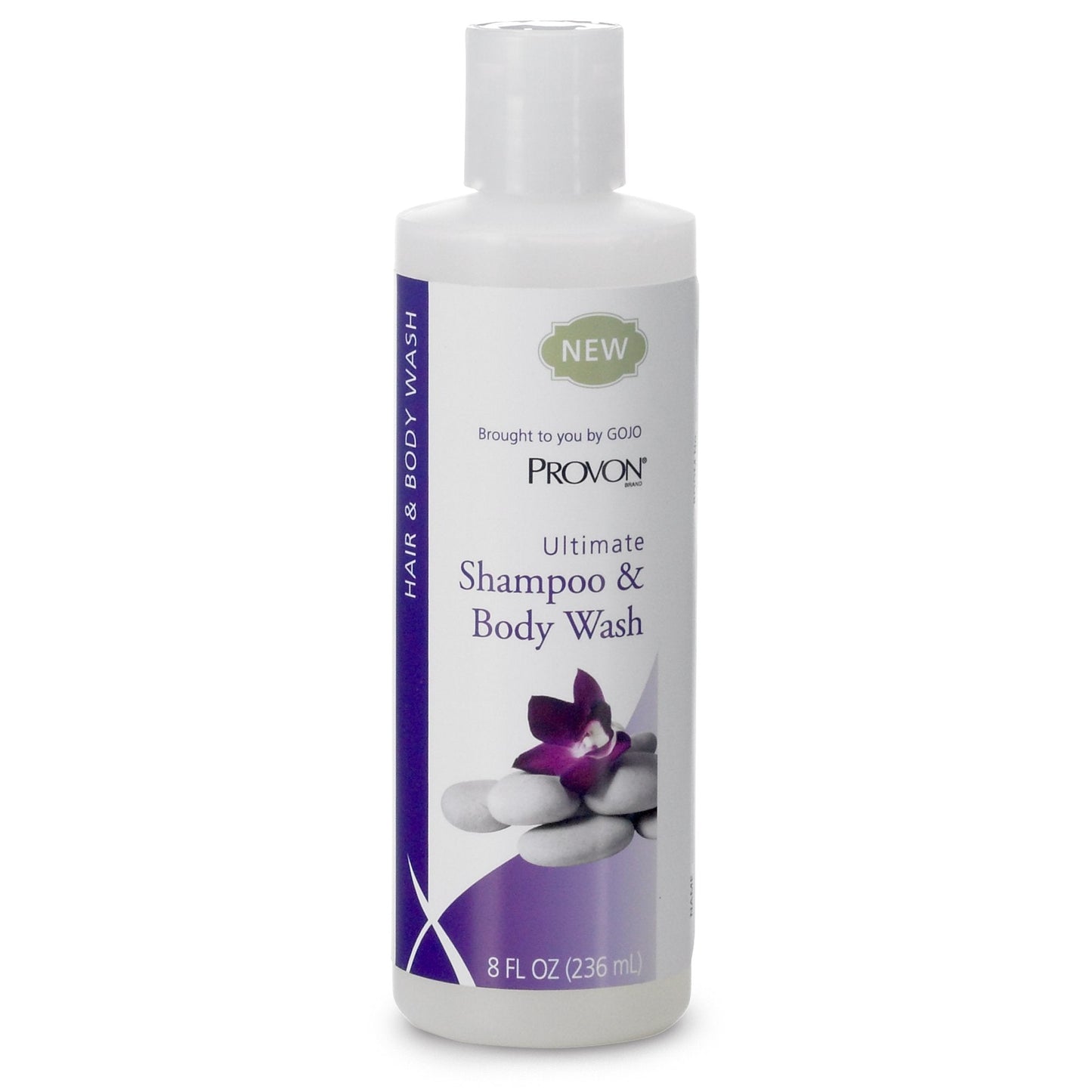 PROVON Ultimate Shampoo and Body Wash, Herbal Scent, 8 fl oz 2 -in -1 Luxurious Hair/Bodywash Squeeze Bottle (Pack of 48) - 4227-48 Beauty & Personal Care Provon