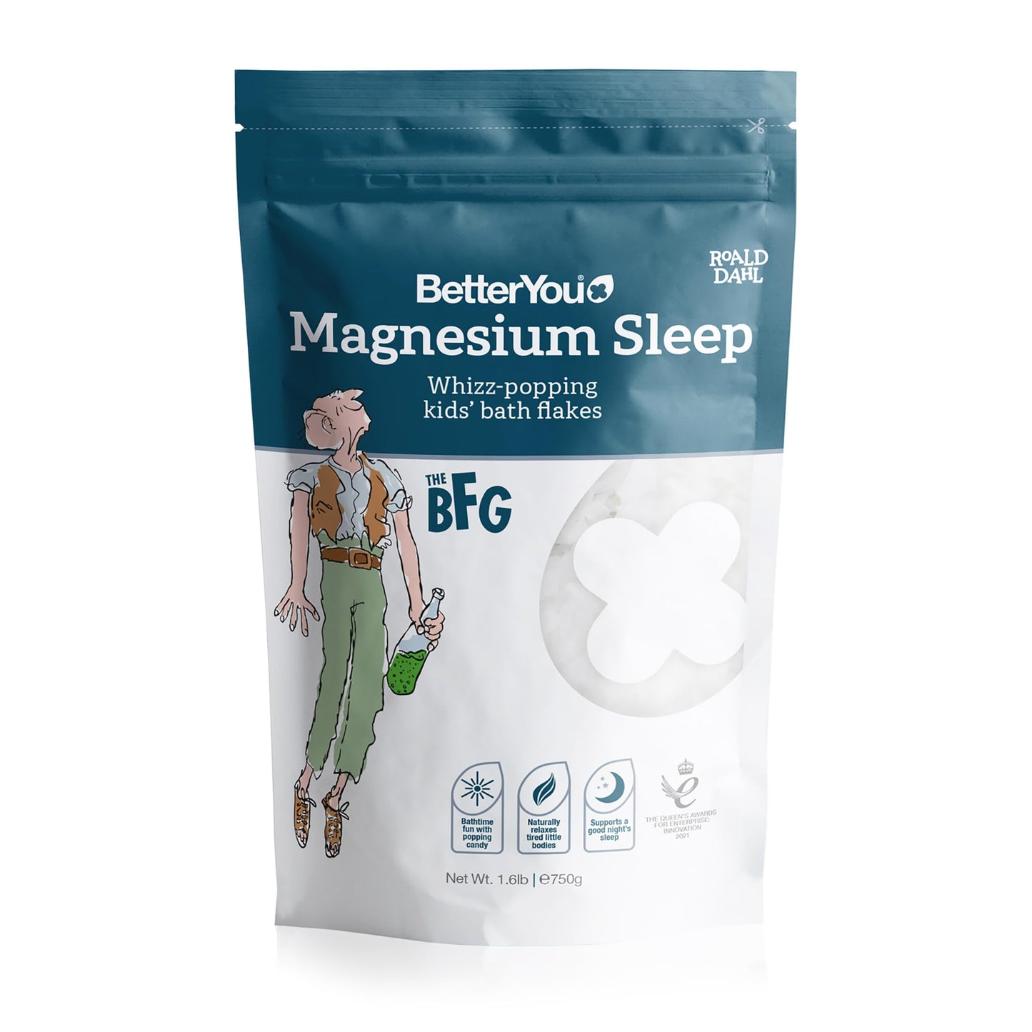 BetterYou Magnesium Sleep Kid’s Bath Flakes - Bath Salts with Popping Candy - Bath Soak with Natural Magnesium - Relaxing Lavender for Sleep - 1.6 lb Beauty and Personal Care BetterYou