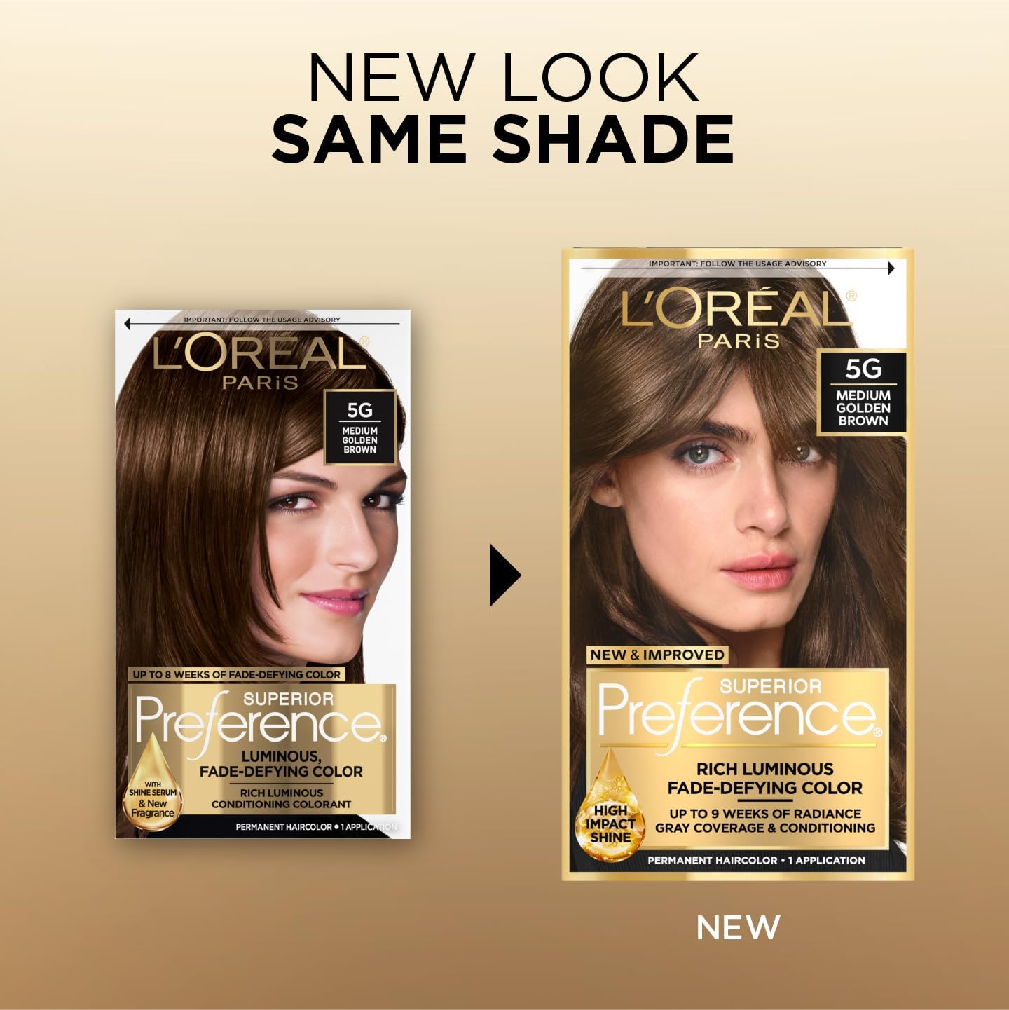 L’Oreal ParisSuperior Preference - 5G Medium Golden Brown (Warmer) 1 Each Beauty & Personal Care L'Oreal Paris