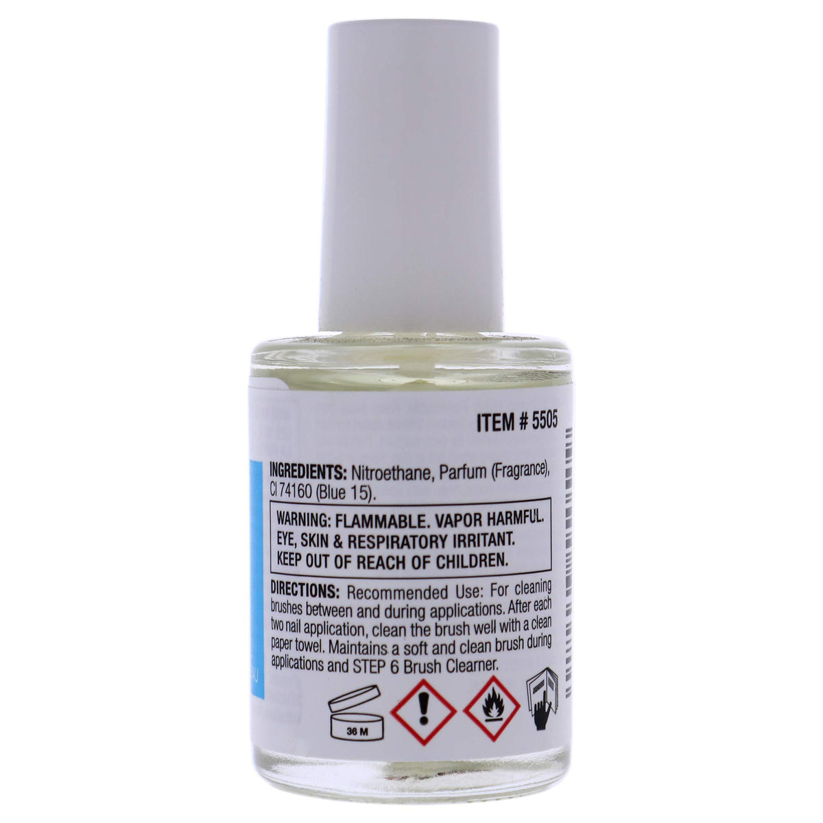 Cuccio Colour Powder Polish Dip System Step 6 - Specially Formulated Resins - Vibrant Finish with Flawless, Rich Color and Durability - Brush Cleanser