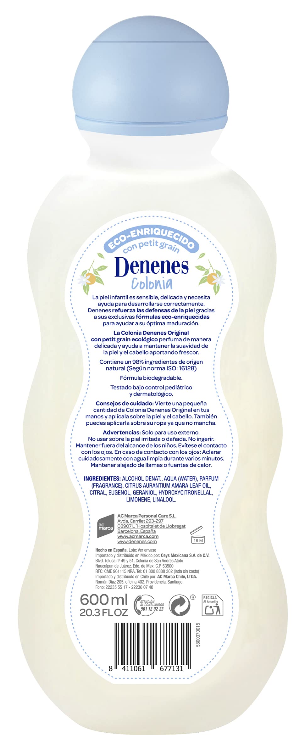 Denenes Baby Cologne 20 oz./600ml Beauty & Personal Care Denenes