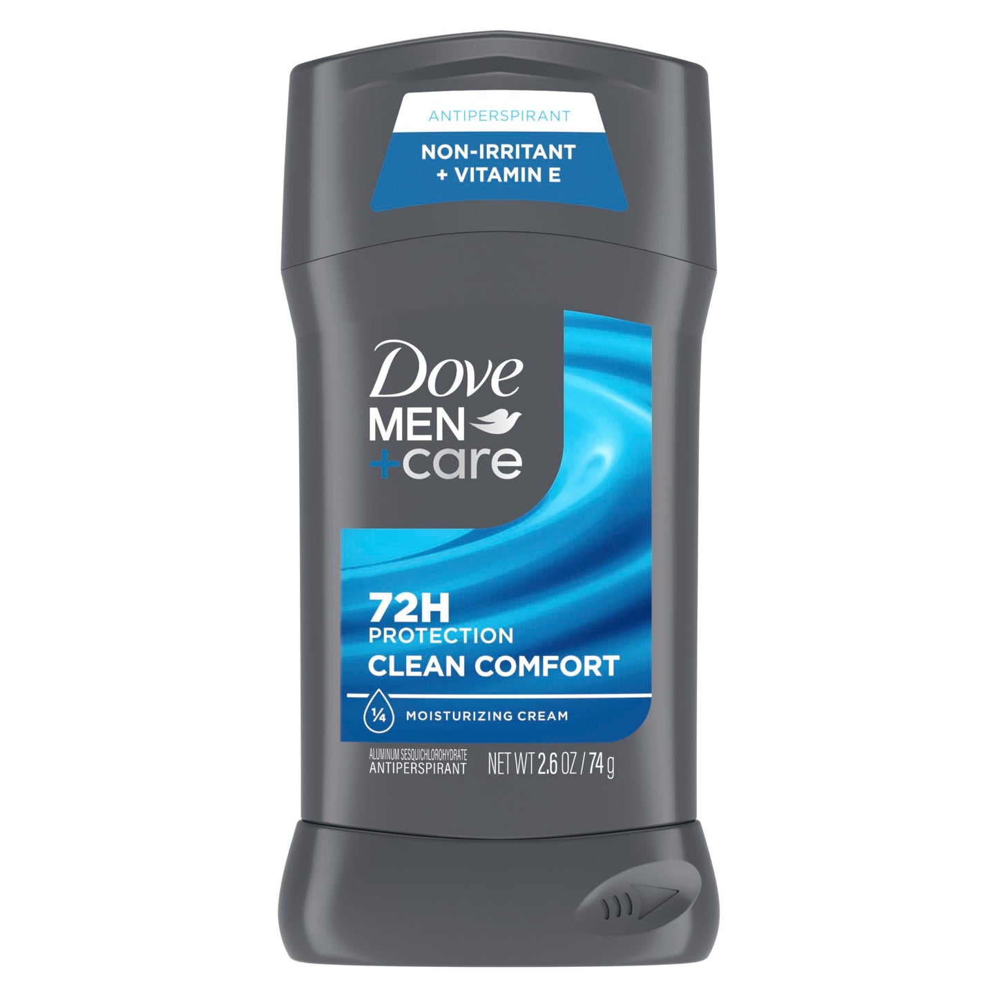 Dove Men+Care Antiperspirant Deodorant Stick Clean Comfort 72-Hour Sweat & Odor Protection Antiperspirant for Men With 1/4 Moisturizing Cream 2.6 oz Beauty and Personal Care Dove