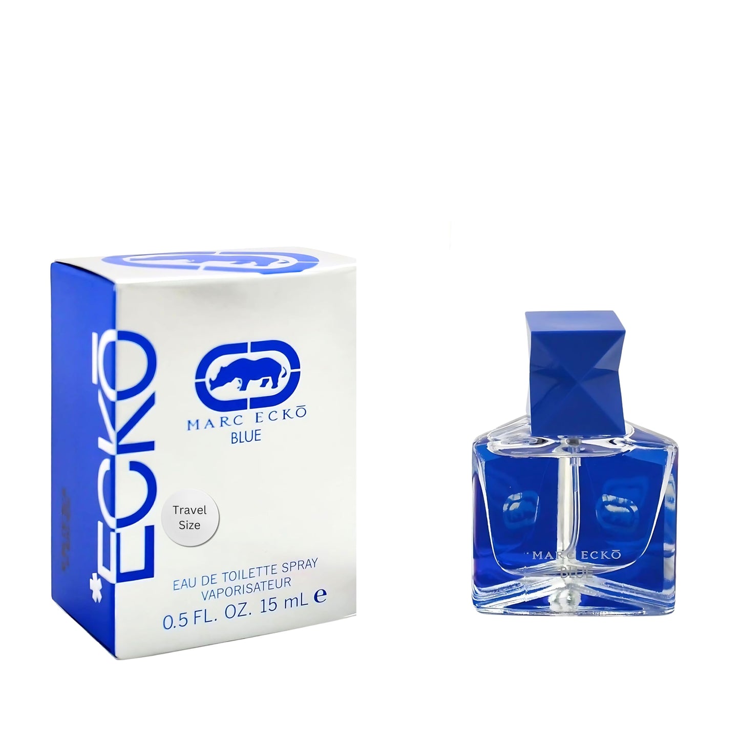 Marc Ecko Blue Perfume for Men Mini EDT Travel Spray 0.5 Ounce Beauty & Personal Care Marc Ecko