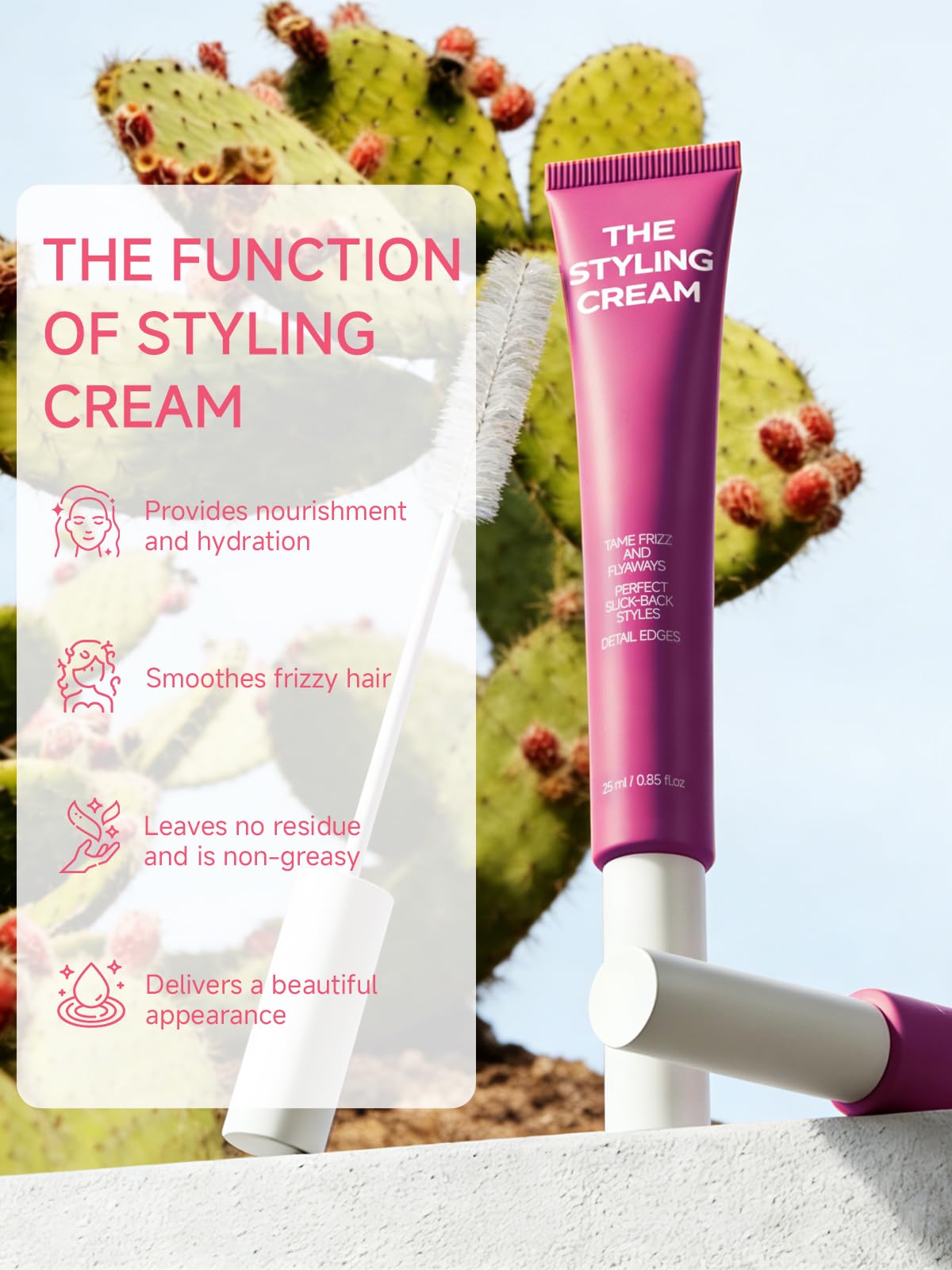 FAMIKYA Hair Mascara for Flyaways, Fly Away Hair Stick, Wax Stick for Hair, Lightweight Anti Frizz Slick Back Hair Styling Wax Stick, Taming Wand Gel Beauty & Personal Care FAMIKYA