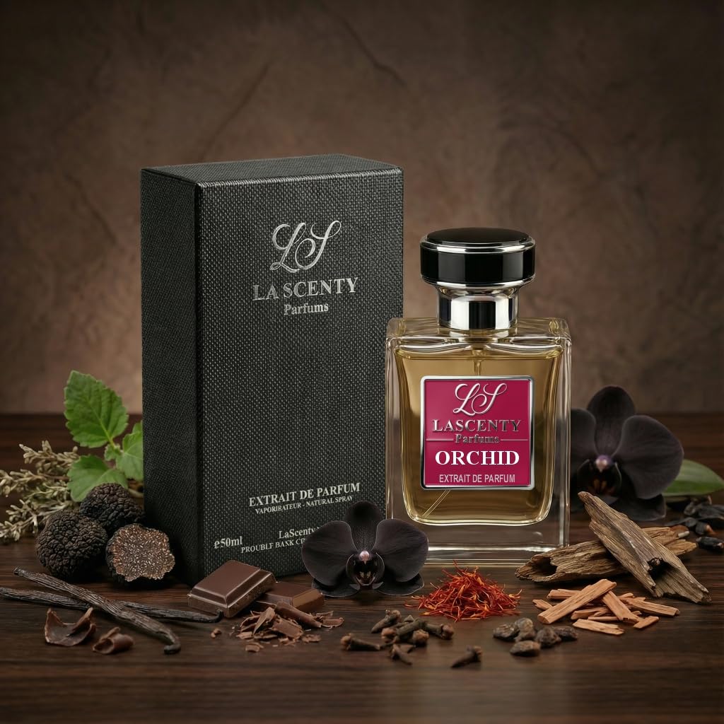 LaScenty ORCHID Inspired by Black Orchid, Deep Floral Amber Perfume for Women, Long Lasting Intense Fragrance with Strong High Projection, 50 ml EDP Beauty & Personal Care LaScenty