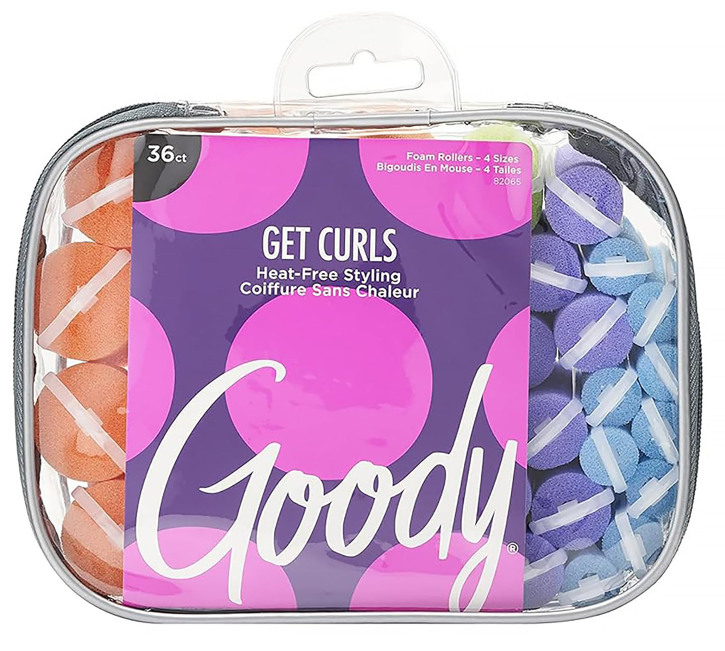 Goody GoCurl Foam Hair Rollers, Assorted Colors, 36 Count Beauty & Personal Care GOODY