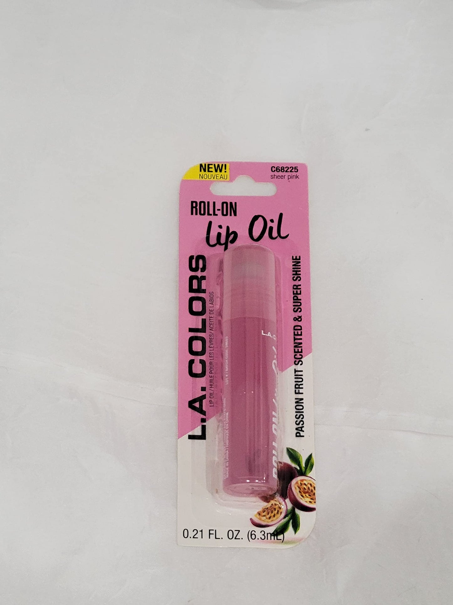 LA Colors ROLL-ON LIP OIL (Sheer Pink) Beauty and Personal Care L.A. COLORS