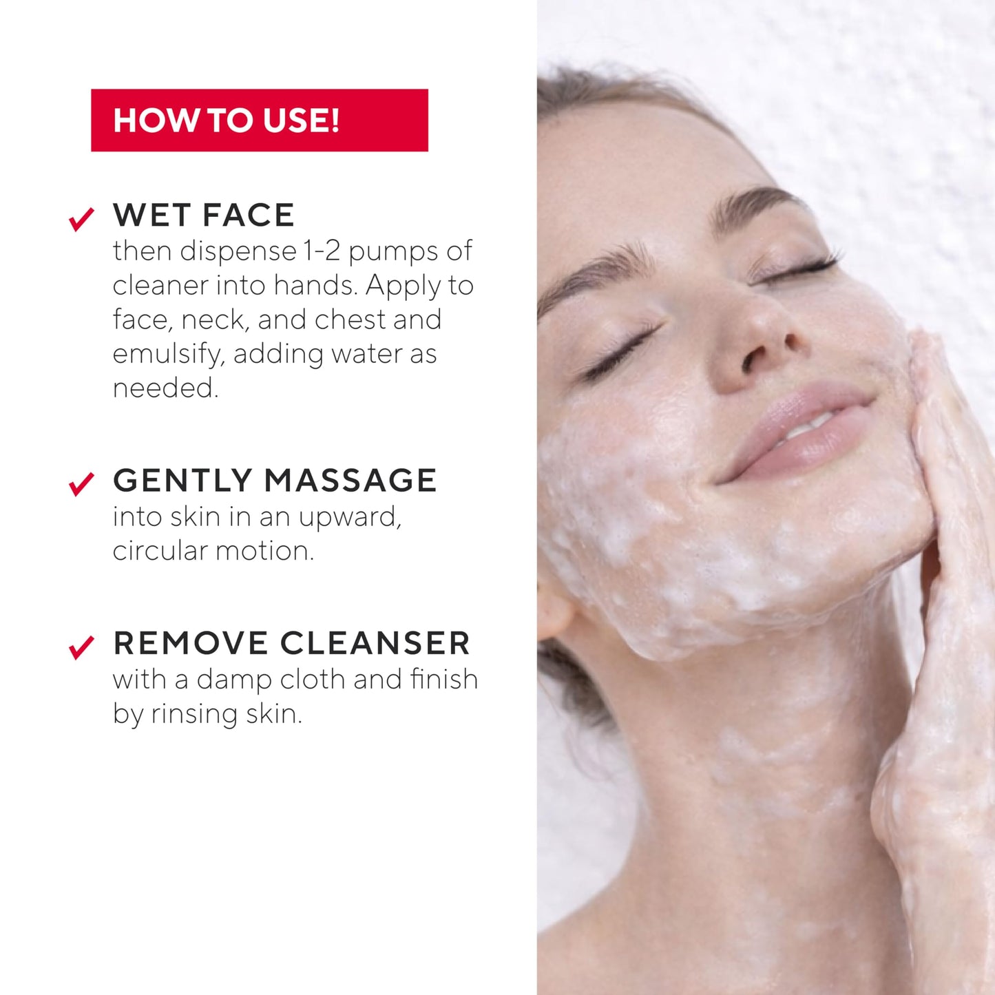 Mirabella Skinphony Pro Hydrating Face Cleanser with Hyaluronic Acid, Ceramides & Aloe Vera - Gentle Sulfate-Free Face Wash for Sensitive Skin_4.06 fl Beauty & Personal Care Mirabella
