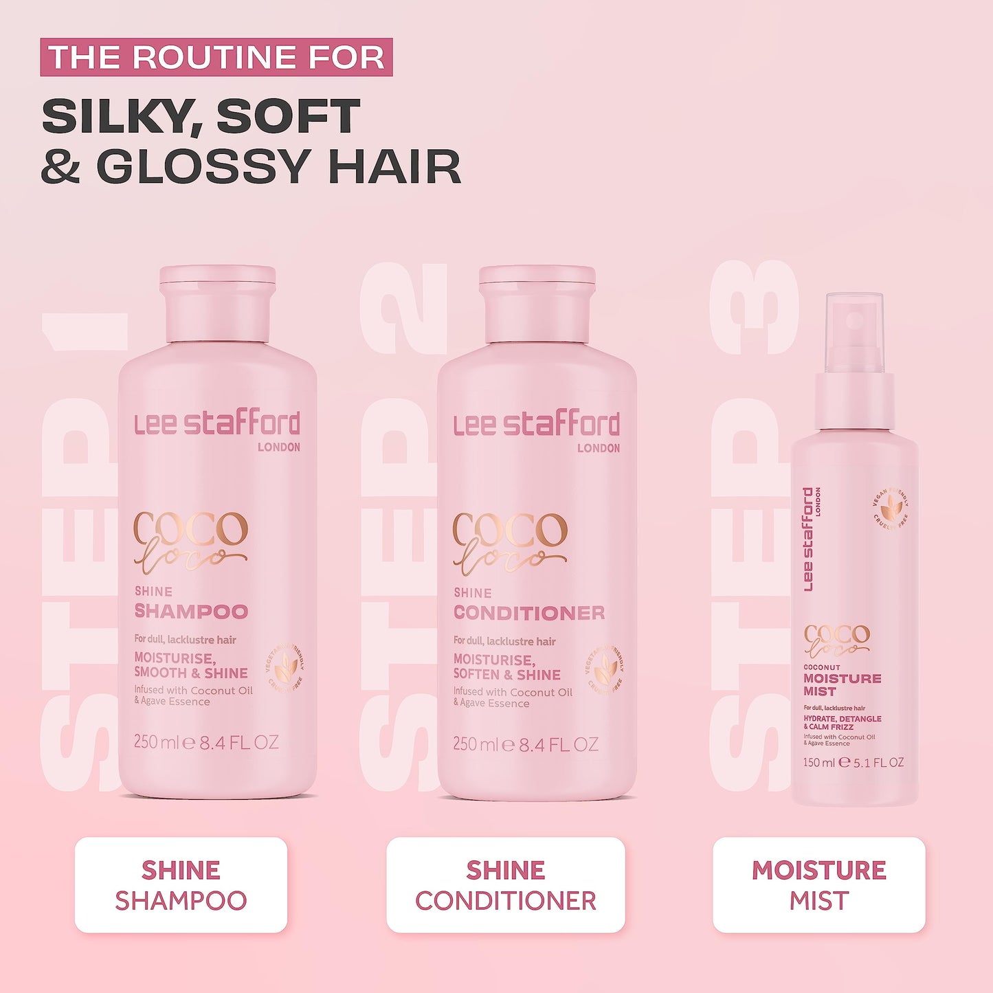 Lee Stafford Leave In Detangler Spray | Coco Loco Collection - Leave-In Conditioning Treatment Mist for Maximum Moisture, Hydrated, Detangles Beauty & Personal Care Lee Stafford
