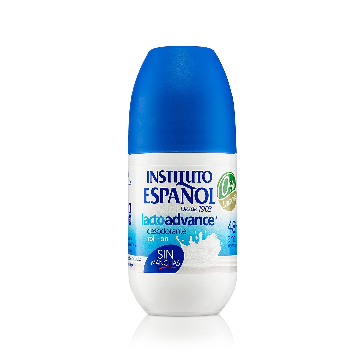 Instituto Español Leche Y Vitaminas Roll-On Deodorant Beauty and Personal Care Instituto Español