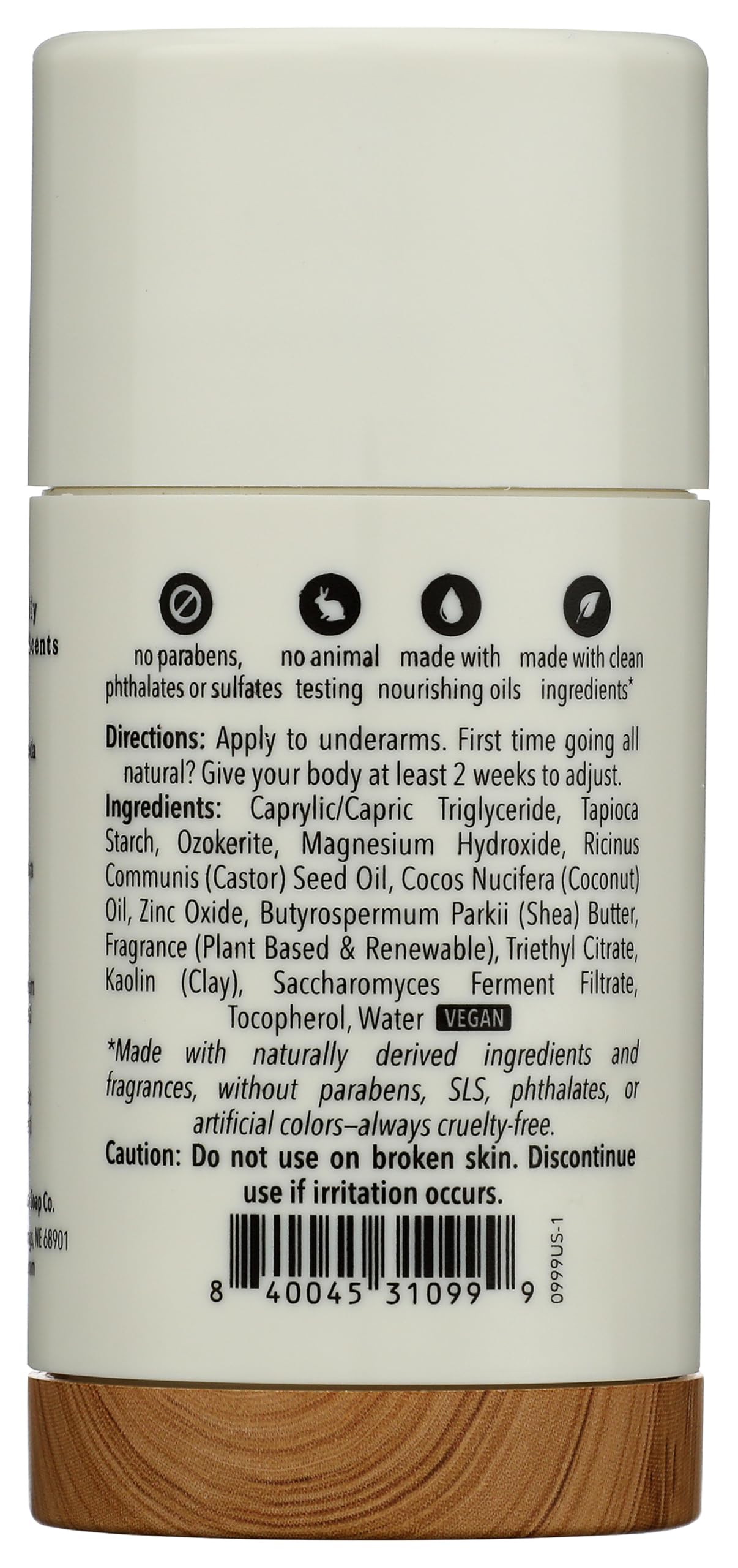 Pacha Soap White Blossom & Fig Deodorant, 2.6 OZ Beauty and Personal Care Pacha Soap Co