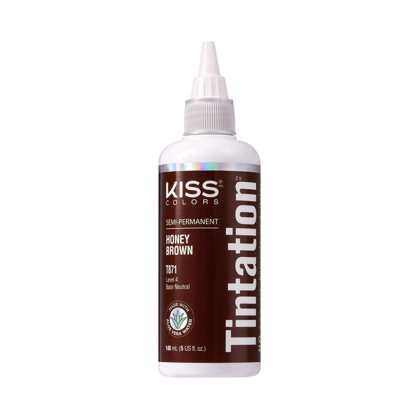 Red by Kiss Tintation Semi-Permanent Hair Color, Aloe Vera Water Based, Argan Oil, Olive Oil, Collagen & Keratin, Long-Lasting Color Dye (Honey Brown Beauty & Personal Care Red By Kiss