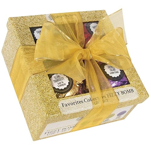 Ginger Lily Farms Botanicals Favorites Collection Fizzy Bomb Gift Set, 3 Ounces Each, 4-Count Beauty & Personal Care Ginger Lily Farms