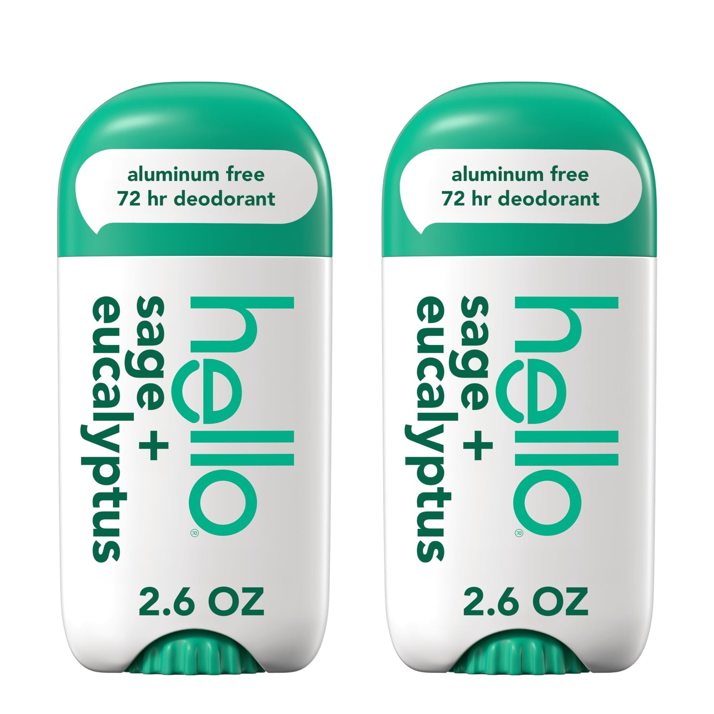 hello Sage + Eucalyptus Aluminum Free Deodorant for Women and Men, 72-Hour Deodorant, Only 9 Ingredients, Baking Soda Free, Enriched with Shea Butter Beauty and Personal Care hello