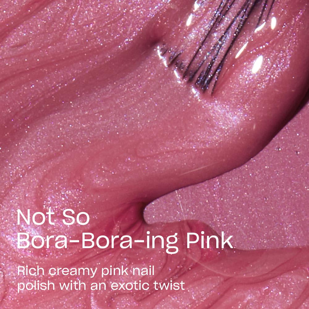 OPI Nail Lacquer Not So Bora-Bora-ing Pink | Sheer Soft Pink Pearl Chip Resistant Nail Polish | Vegan, Fast Drying, Streak Free Beauty & Personal Care OPI