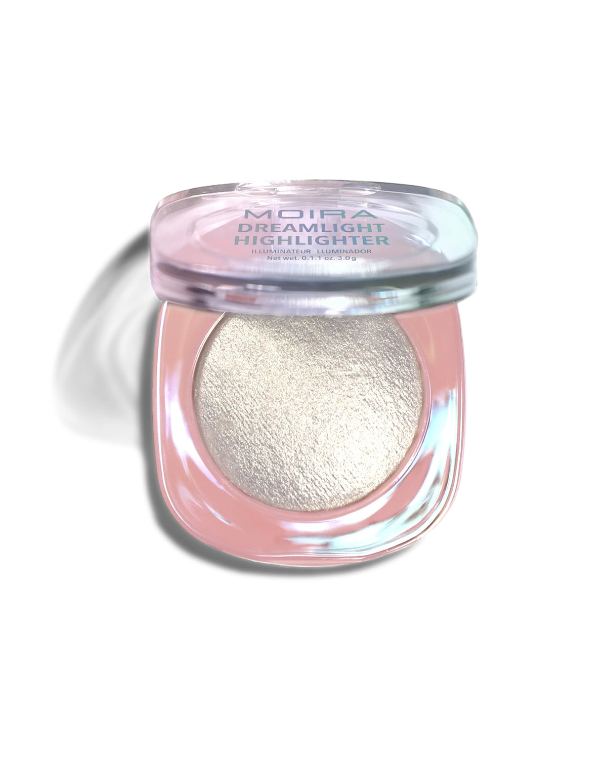 MOIRA | Dreamlight Highlighter | Diamond Dust Highlighter for Luminous Radiance | Lightweight Shimmer Powder | Shade (001, Dreamlite)