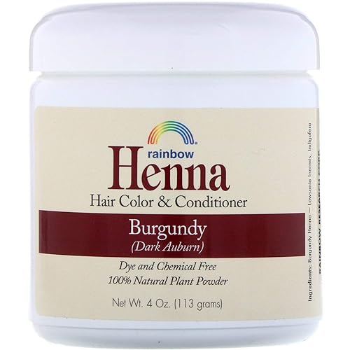 Rainbow Research Persian Burgundy Henna, 4 Ounce - 6 per case.6 Beauty & Personal Care Rainbow Research