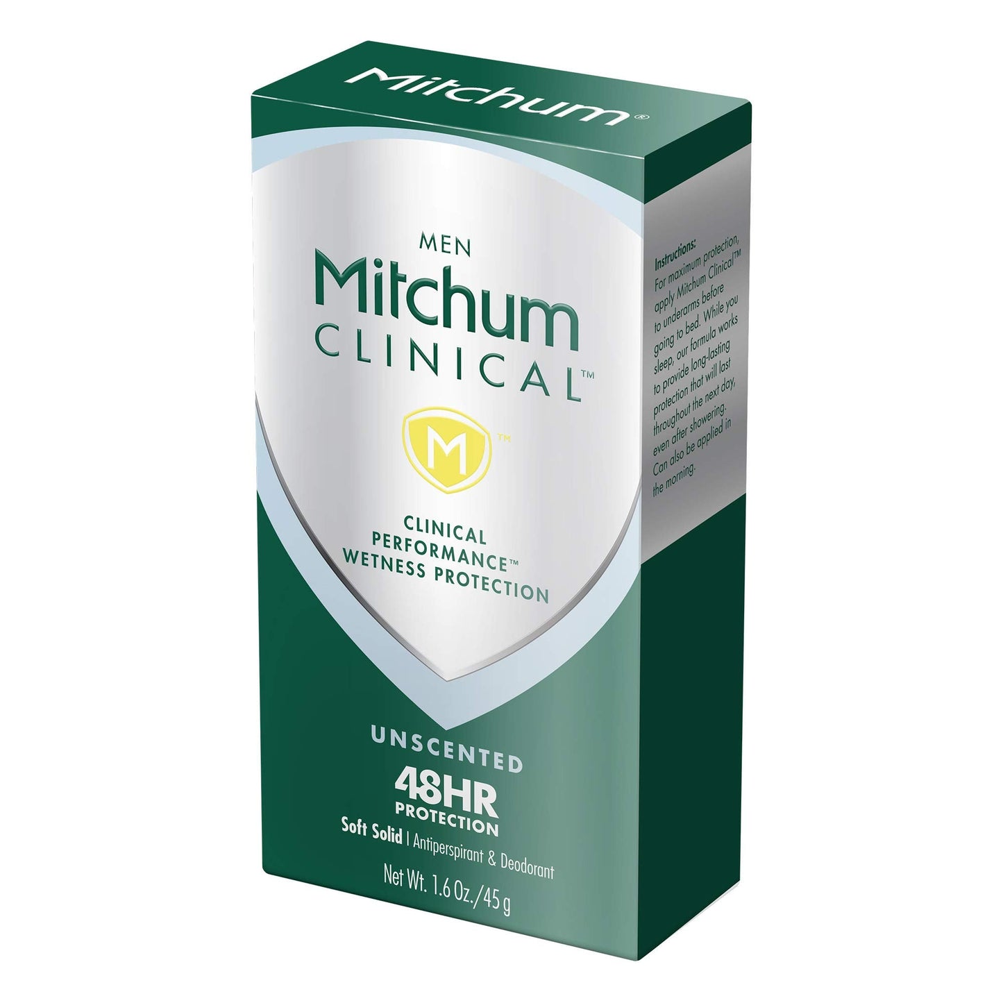 Mitchum Men Clinical Soft Solid Antiperspirant Deodorant,Unscented, 1.6 Ounce Beauty and Personal Care Mitchum