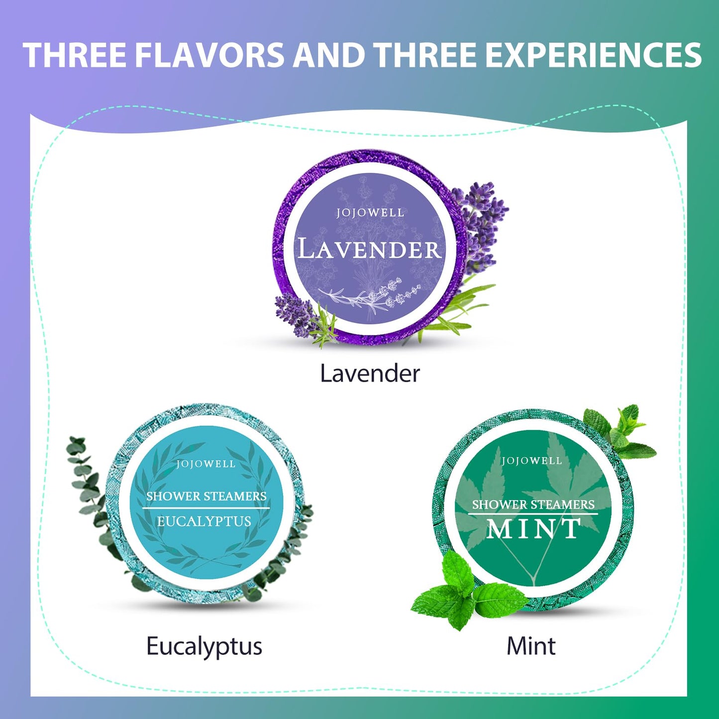 Shower Steamers Aromatherapy -12 Pack Birthday Gifts for Women Men, Shower Bombs with Essential Oils, Eucalyptus for Shower, Nasal Relief, Self Care Beauty and Personal Care JoJowell