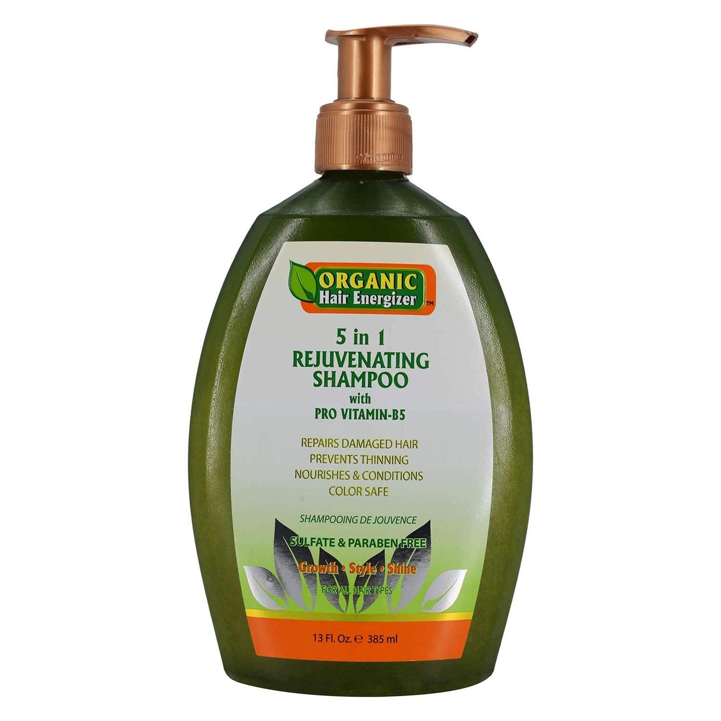 Organic Hair Energizer 5 In 1 Rejuvenating Shampoo 13 Oz Beauty & Personal Care Organic Hair Energizer