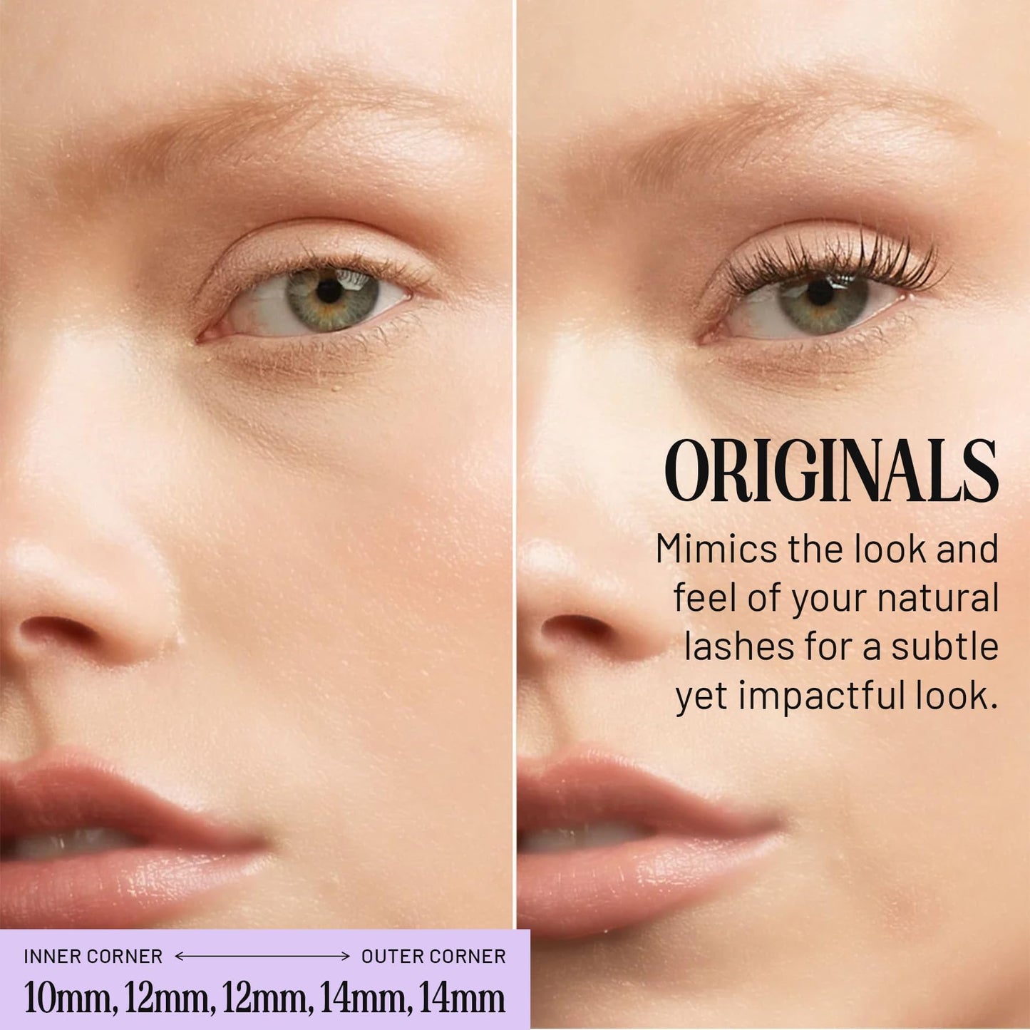 Lilac St - Originals Natural Faux Eyelash Clusters (12mm) - Soft, Natural Look - DIY Lash Extension Wisps - Lightweight & Lifelike - Lasts 10 Days Beauty & Personal Care Lilac St.