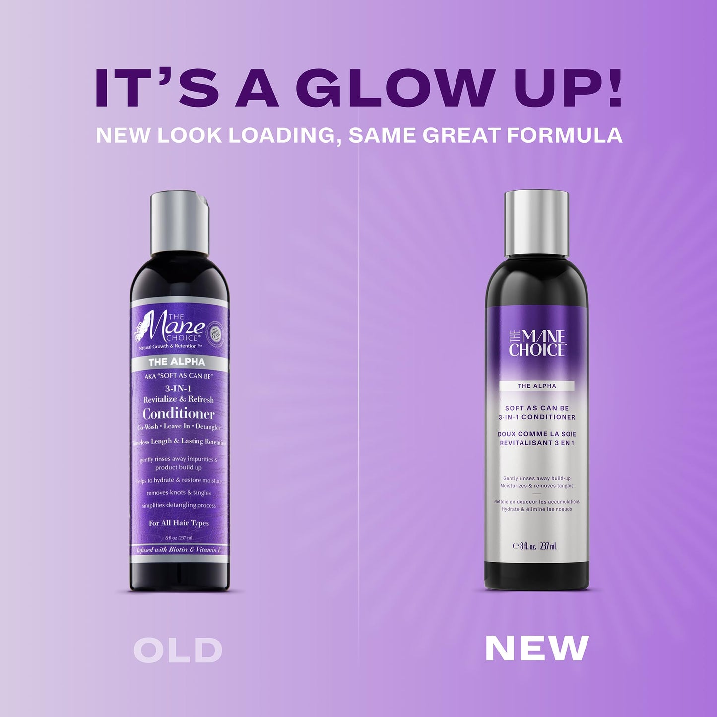 The Mane Choice The Alpha 3-in-1 Conditioner: Co-Wash, Moisturizing Leave-In Conditioner & Detangler for Coily, Wavy, or Curly Hair, Refresh Beauty & Personal Care The Mane Choice